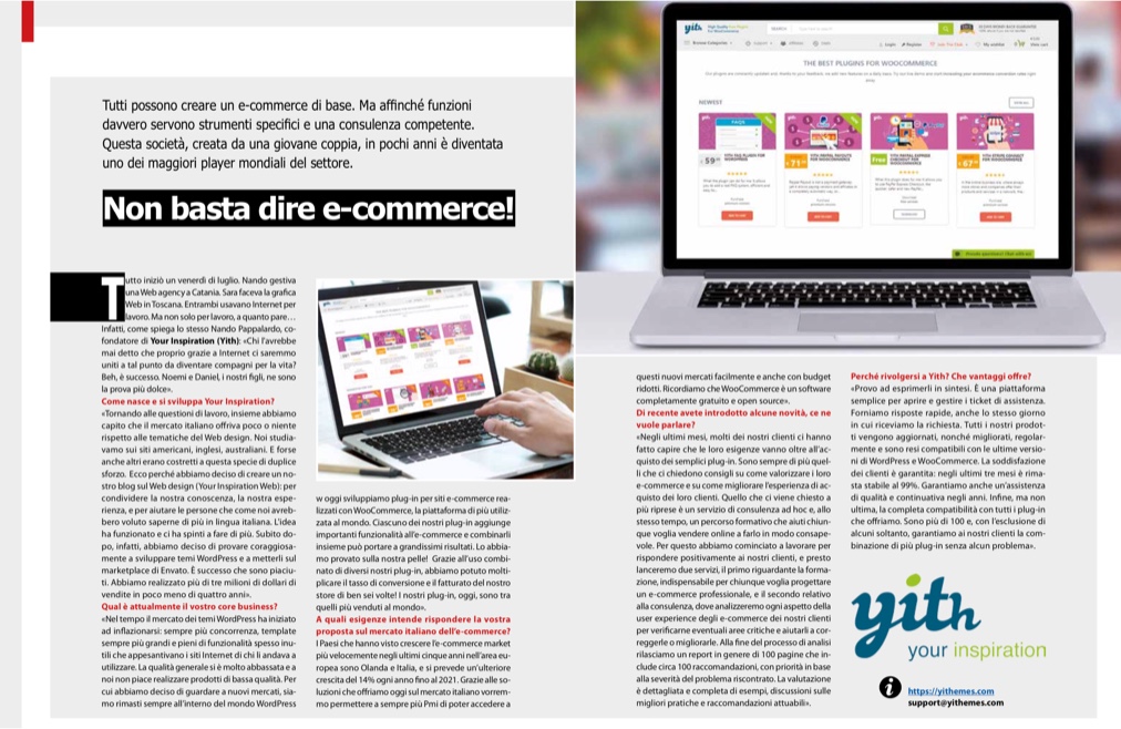 Intervista sulla rivista “Millionaire”